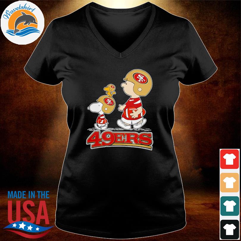 San Francisco 49ers Snoopy and Charlie Brown Peanuts shirt, hoodie, sweater,  long sleeve and tank top