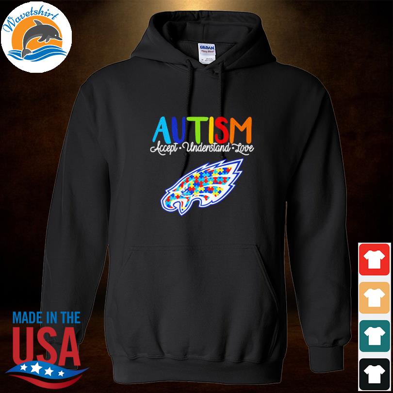 Official Philadelphia Eagles Autism awareness accept understand love shirt,  hoodie, sweater, long sleeve and tank top