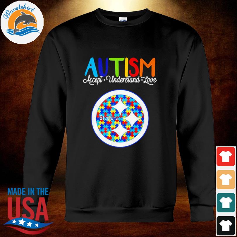 SALE Pittsburgh Steelers Autism Accept Understand Love 2023