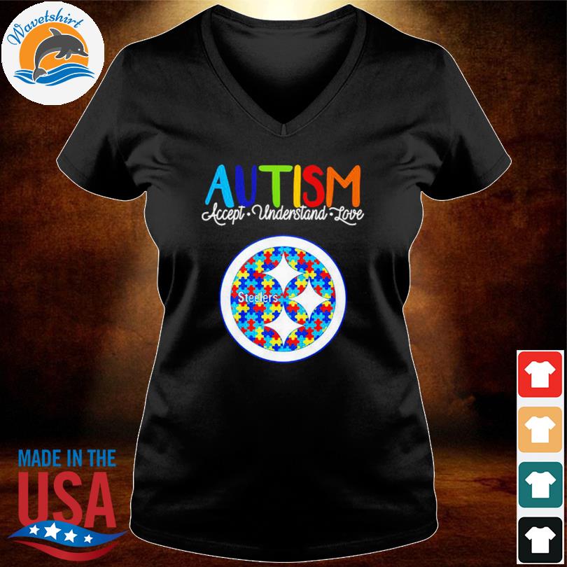 Pittsburgh Steelers NFL Special Autism Awareness Design Hoodie T Shirt -  Growkoc