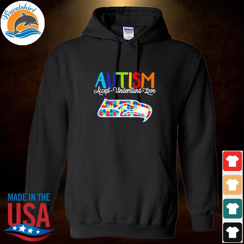 Seattle Seahawks NFL Special Autism Awareness Design Hoodie T Shirt -  Growkoc