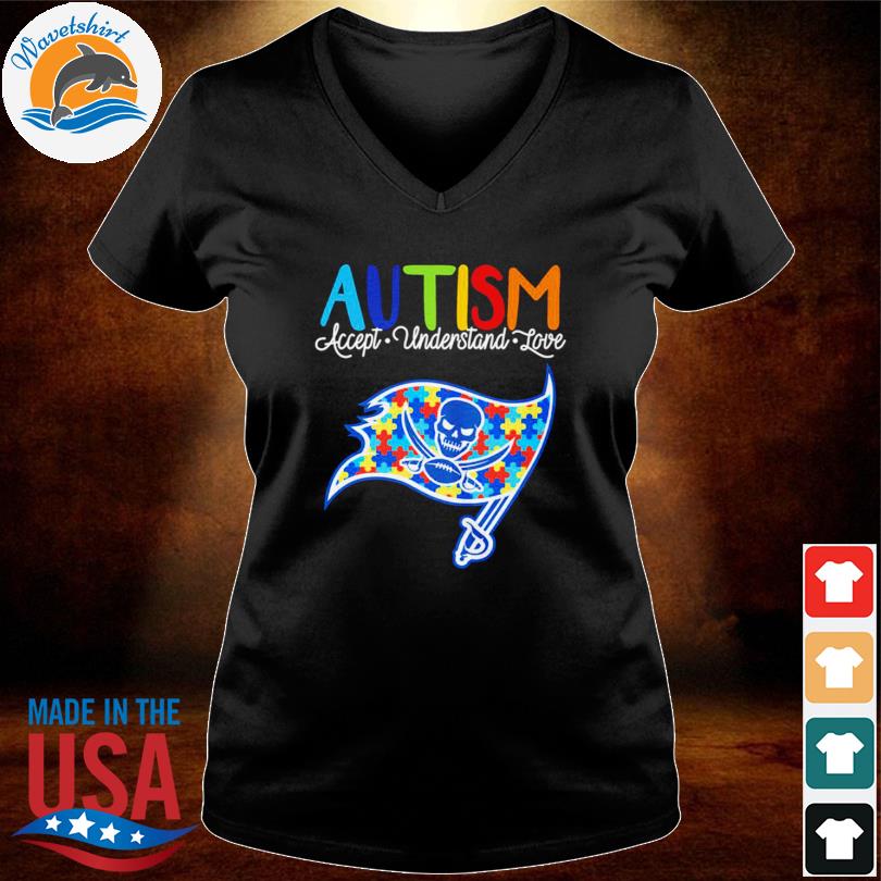 Tampa Bay Buccaneers Nfl Autism Awareness Accept Understand Love Shirt