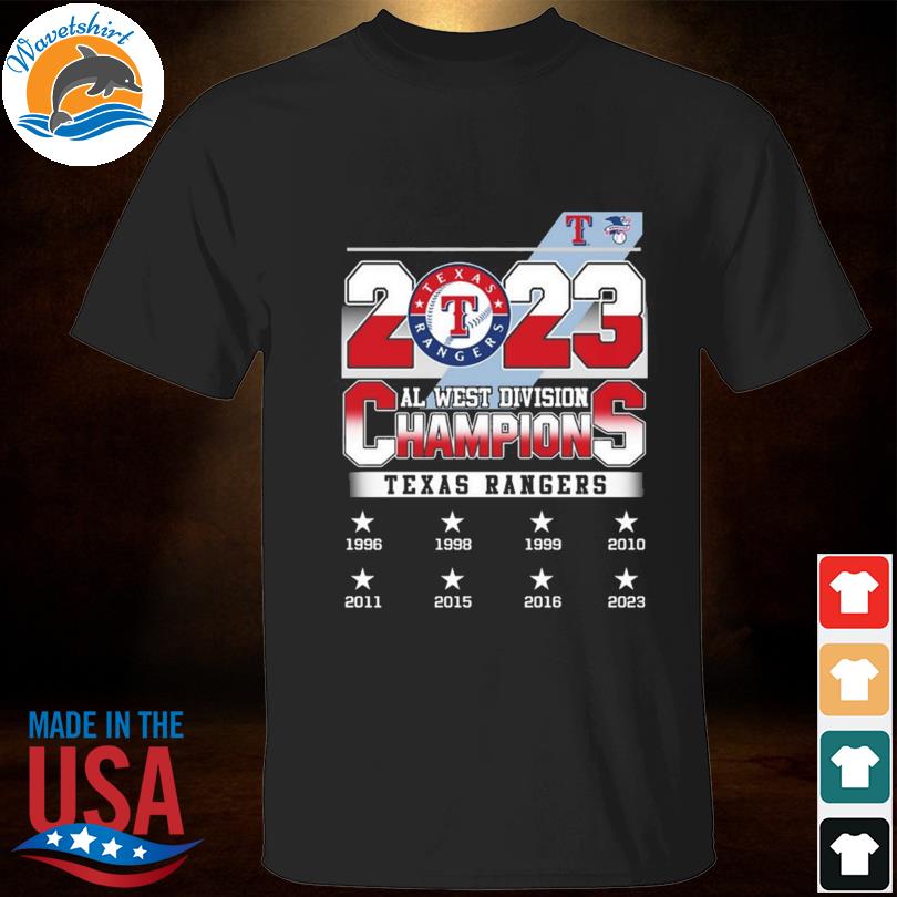 Texas Rangers Al West Division 1996-2023 shirt, hoodie, sweater