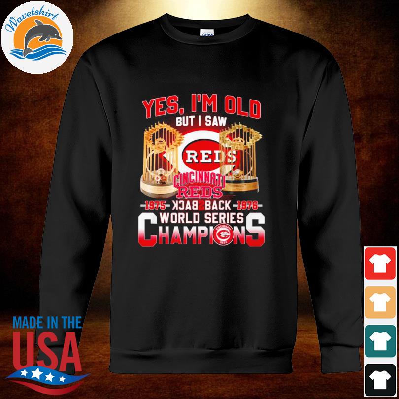 Cincinnati Reds Back 2 Back World Series Champions Shirt, hoodie, sweater  and long sleeve