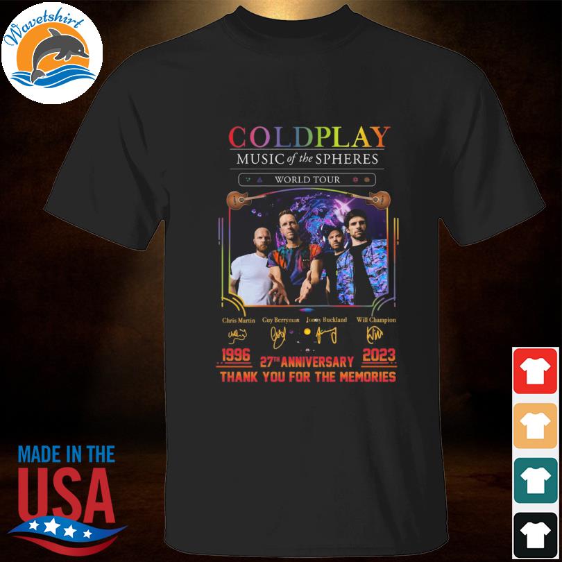 Xpsclothing - Original Coldplay Music Of The Spheres World Tour 2023 Thank  You For The Memories T-Sh by Store Xpsclothing - Issuu