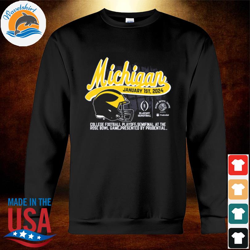 Official blue84 university of michigan football 2024 rose bowl game ...