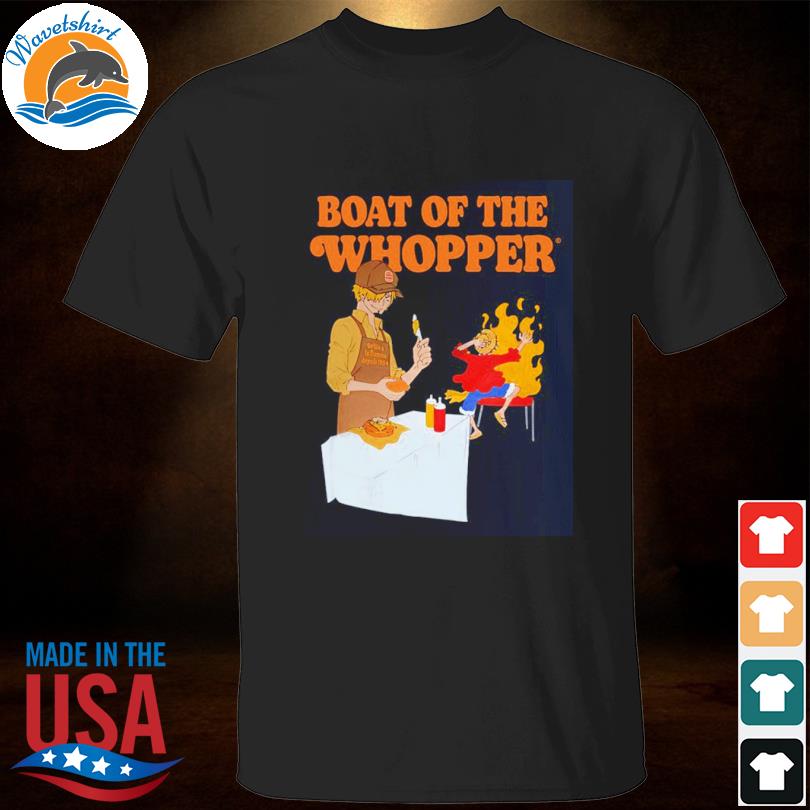 The One Piece X Burger King France Boat Of The Whopper Shirt
