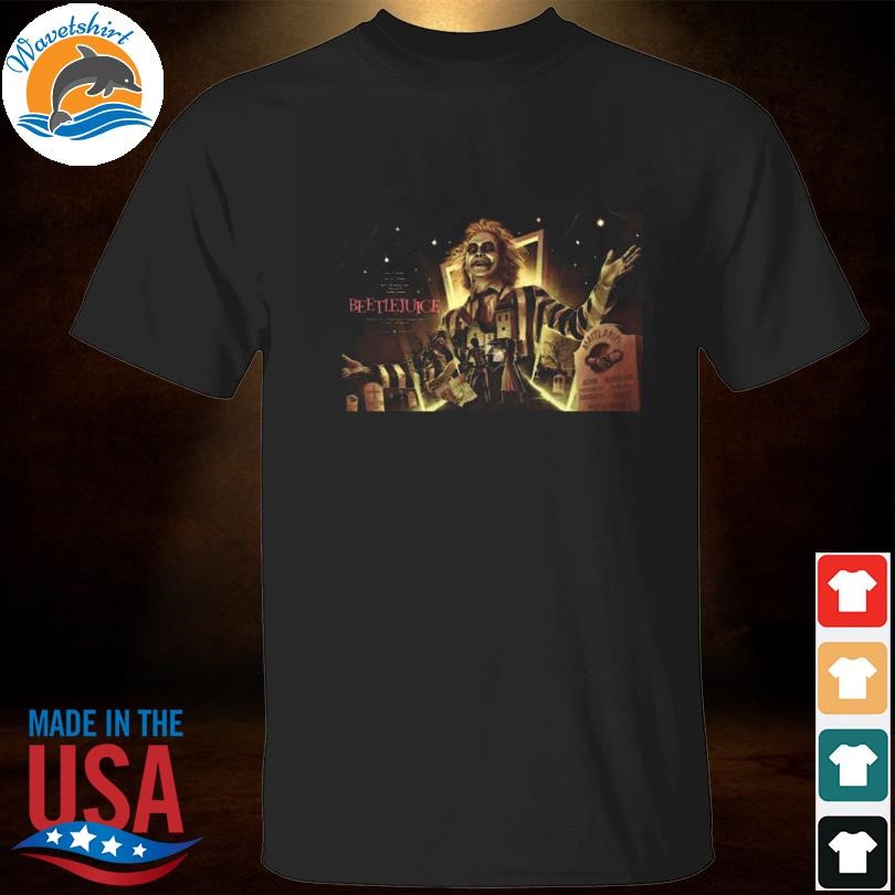 Beetlejuice beetlejuice horror comedy film 2024 release in theaters september shirt