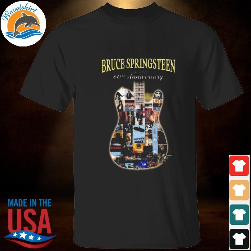 Bruce springsteen 1964-2024 60th anniversary signature shirt