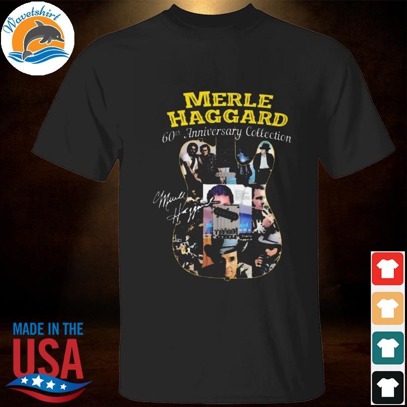 Merle Haggard 60th Anniversary Collection Signatures T-Shirt