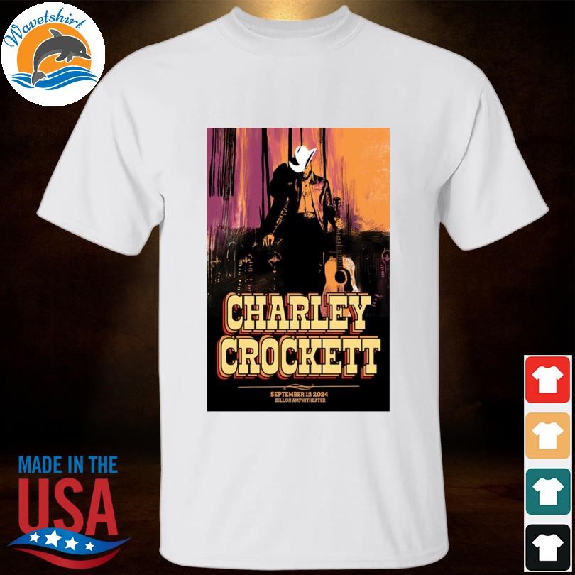 Limited Charley crockett sept 13 2024 dillon amphitheater dillon co concert poster artwork shirt