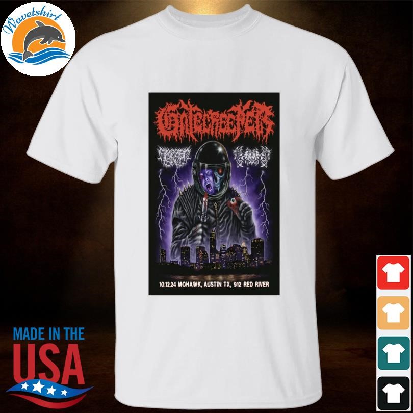 Limited Gatecreeper austin poster mohawk oct 12 2024 shirt