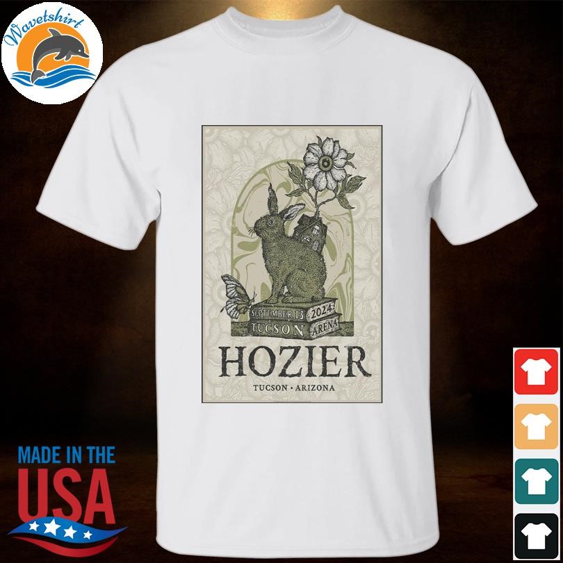 Limited Hozier concert tucson arena september 13 2024 poster shirt