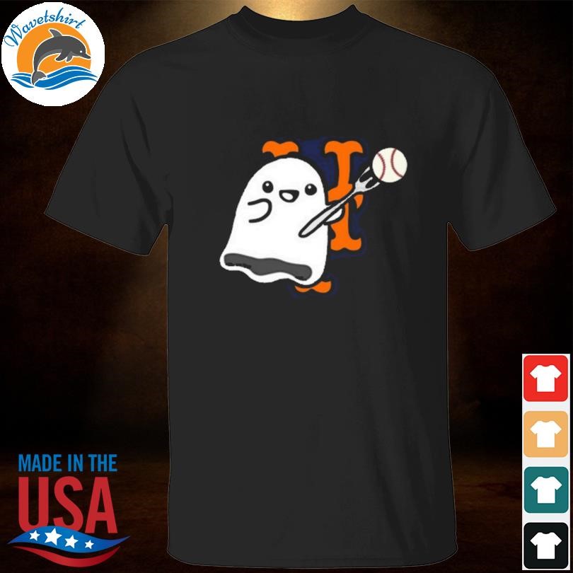 Funny Let's go new york mets baby ghost halloween 2024 shirt