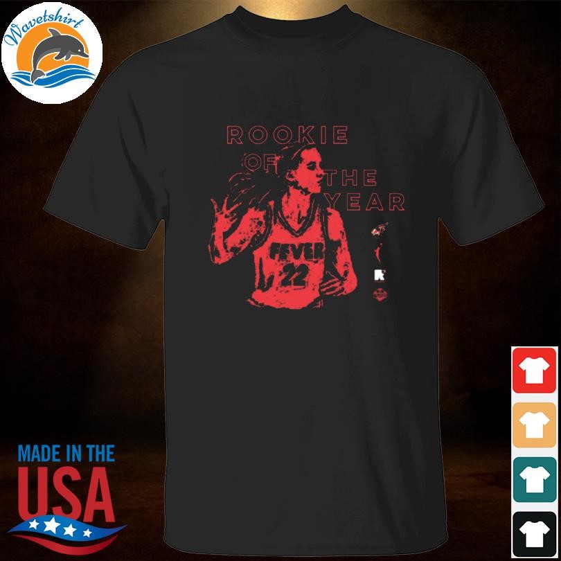 Funny Round21 caitlin clark black indiana fever 2024 wnba rookie of the year shirt