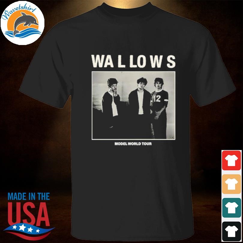 Official Wallows model tour black 2024 shirt